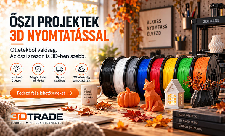 Őszi projektek 3D nyomtatással