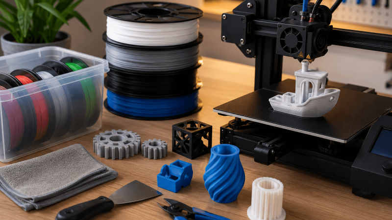3D nyomtatás kezdőknek – Teendők az első nyomtatás előtt és után