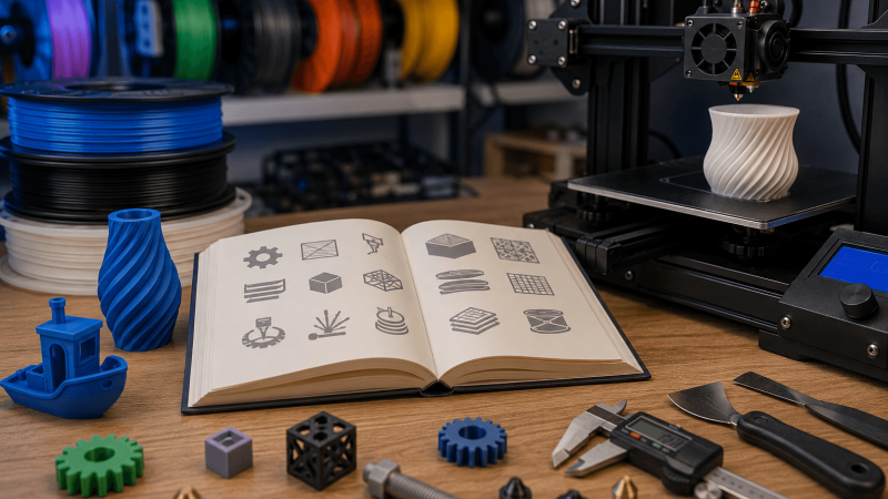 3D nyomtatási szótár – 50+ fontos szakszó, amit minden kezdőnek ismernie kell