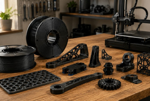 Carbon Fiber filamentek bemutatása: PLA-CF, PETG-CF, ASA-CF, PA-CF és PC-CF
