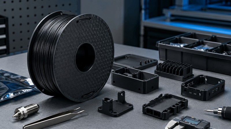 ESD-safe filament bemutatása: elektrosztatikus védelem 3D nyomtatott elektronikai segédeszközökhöz