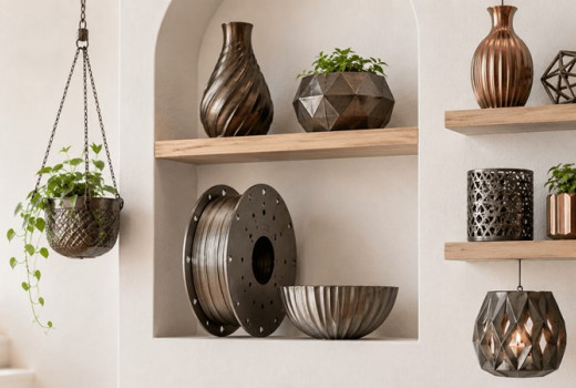 Fém töltésű filamentek bemutatása: bronz, réz, sárgaréz, acél és vas hatású 3D nyomtatás