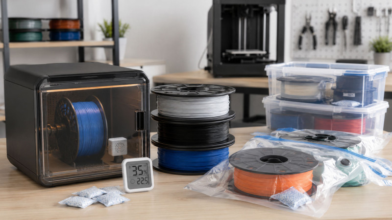 Filament szárítás és tárolás útmutató 3D nyomtatáshoz