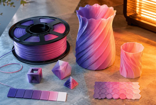 Hőre színváltó filament bemutatása: termokróm 3D nyomtatási anyag