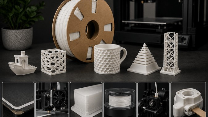 LW-PLA filament bemutatása: habosodó, könnyített PLA 3D nyomtatáshoz