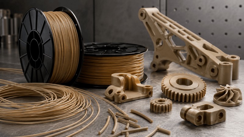 PEEK filament bemutatása: csúcskategóriás ipari 3D nyomtatási alapanyag