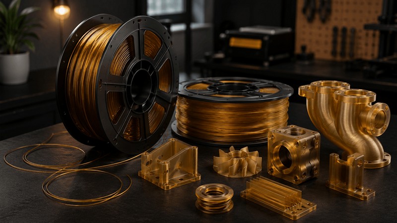 PEI / ULTEM filament bemutatása: ipari hőálló 3D nyomtatási alapanyag