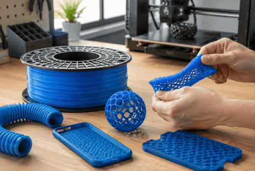 TPU filament bemutatása: rugalmas 3D nyomtatás előnyei és hátrányai