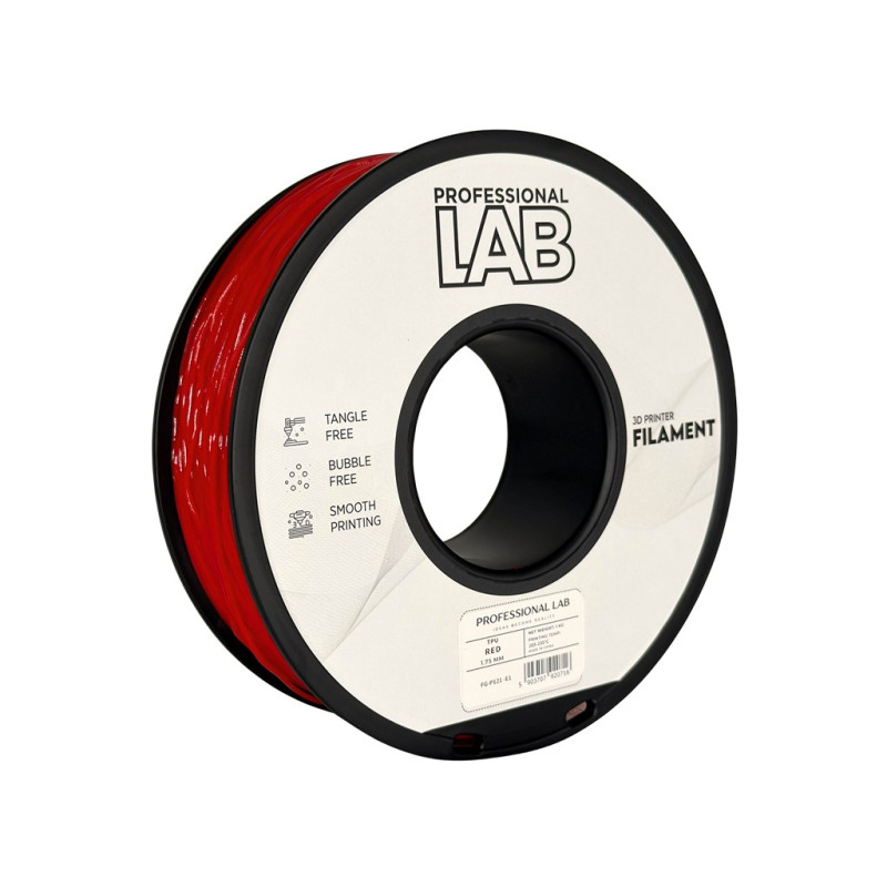 Profession Lab TPU filament, piros - 1 kg