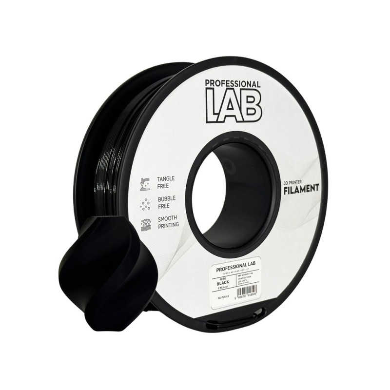 Prof. Lab PETG Filament, Fekete - 1Kg-teszt