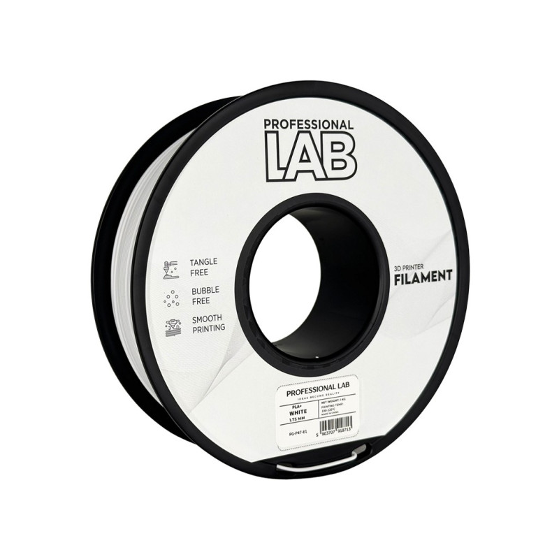 Profession Lab PLA+ filament, fehér - 1 kg