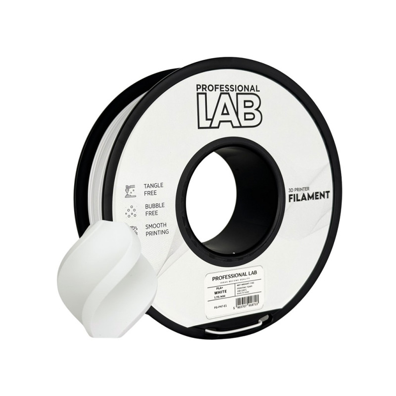 Profession Lab PLA+ filament, fehér - 1 kg