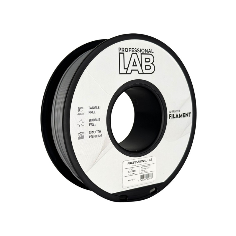 Profession Lab PLA+ filament, ezüst - 1 kg