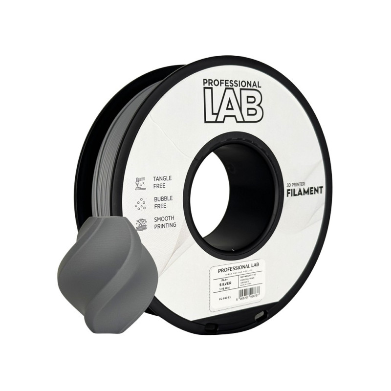 Profession Lab PLA+ filament, ezüst - 1 kg
