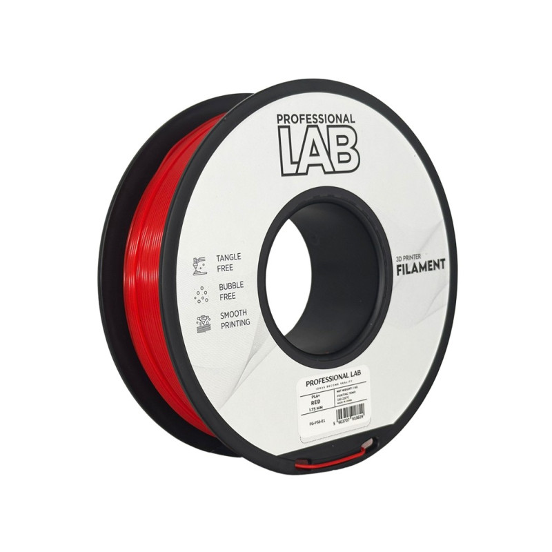Profession Lab PLA+ filament, piros - 1 kg