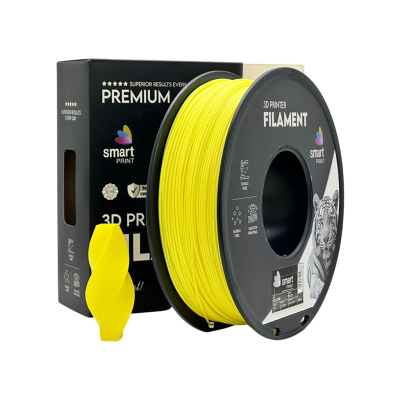 Smart Print PLA+ filament, sárga - 1 kg