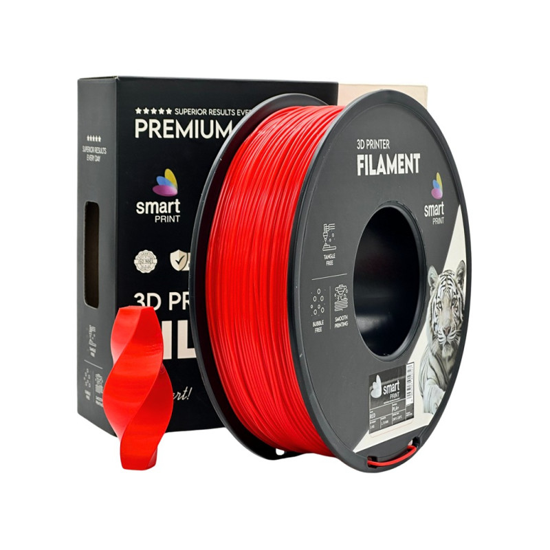 Smart Print PLA+ filament, piros - 1 kg