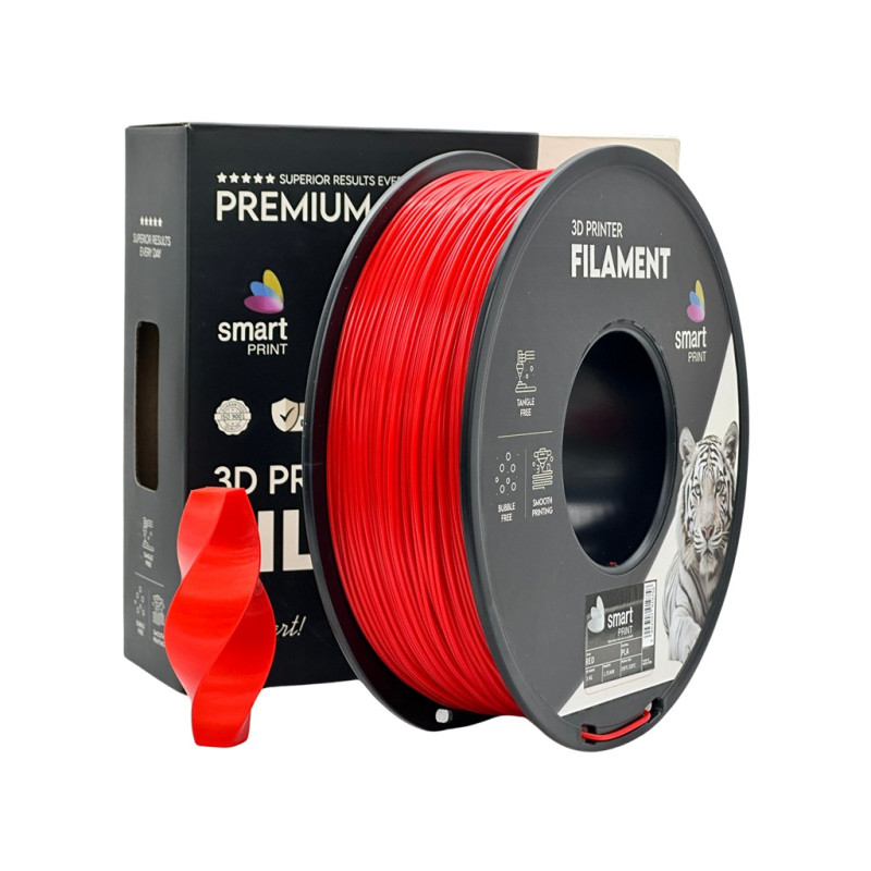 Smart Print PLA filament, piros - 1,75 mm / 1 kg