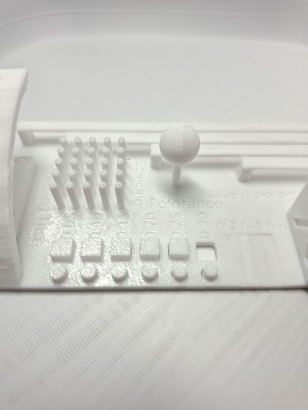 PETG tűrésvizsgálat 0.05 és 0.30 mm között